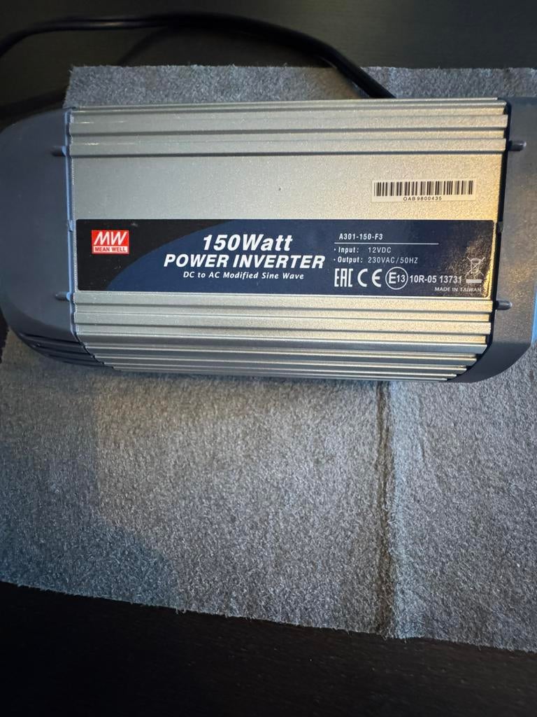 Omvormer 150w, Watersport en Boten, Ophalen of Verzenden, Gebruikt, Overige typen