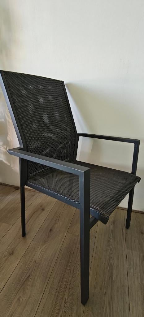 Presto Ricadi dining tuinstoel stapelbaar, Ophalen, Zo goed als nieuw, Aluminium, Stapelbaar