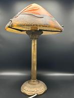 Unieke antieke Art Nouveau - Jugendstil lamp - tafellamp, Ophalen