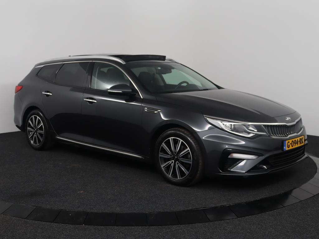 Kia Optima Sportswagon 1.6 T-GDI DynamicPlusLine | NAP |2e e, Auto's, Kia, Gebruikt, 700 kg, 179 pk, Origineel Nederlands