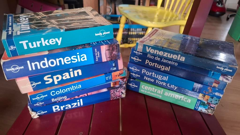 Lonely Planet Reisgidsen Collectie (17 stuks), Boeken, Reisgidsen, Gelezen, Lonely Planet, Ophalen of Verzenden, Zuid-Amerika