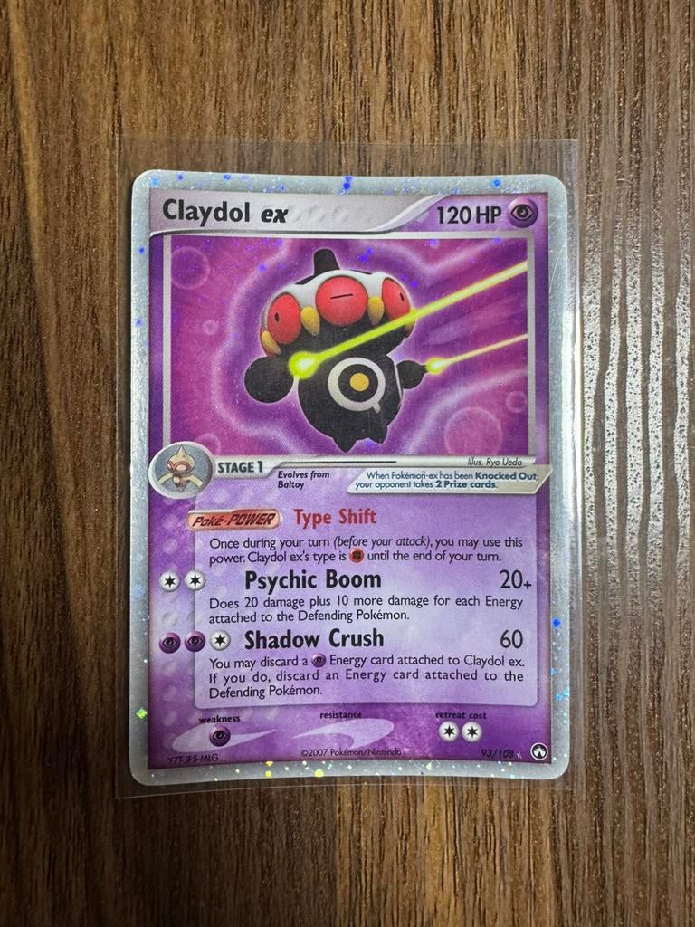 Pokemon Claydol ex Holo 93/108 EX Power Keepers 2007, Ophalen of Verzenden, Zo goed als nieuw