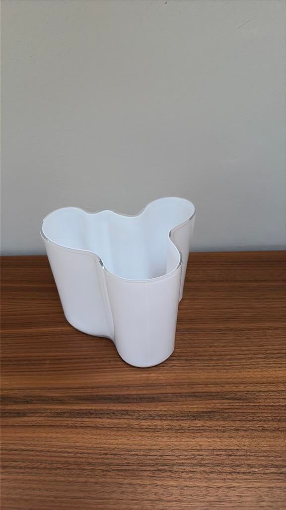 Iittala Alvar Aalto vaas wit 12 cm, Ophalen of Verzenden