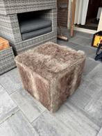 Gevoerde poef, Ophalen, Zo goed als nieuw, Rond, Minder dan 50 cm