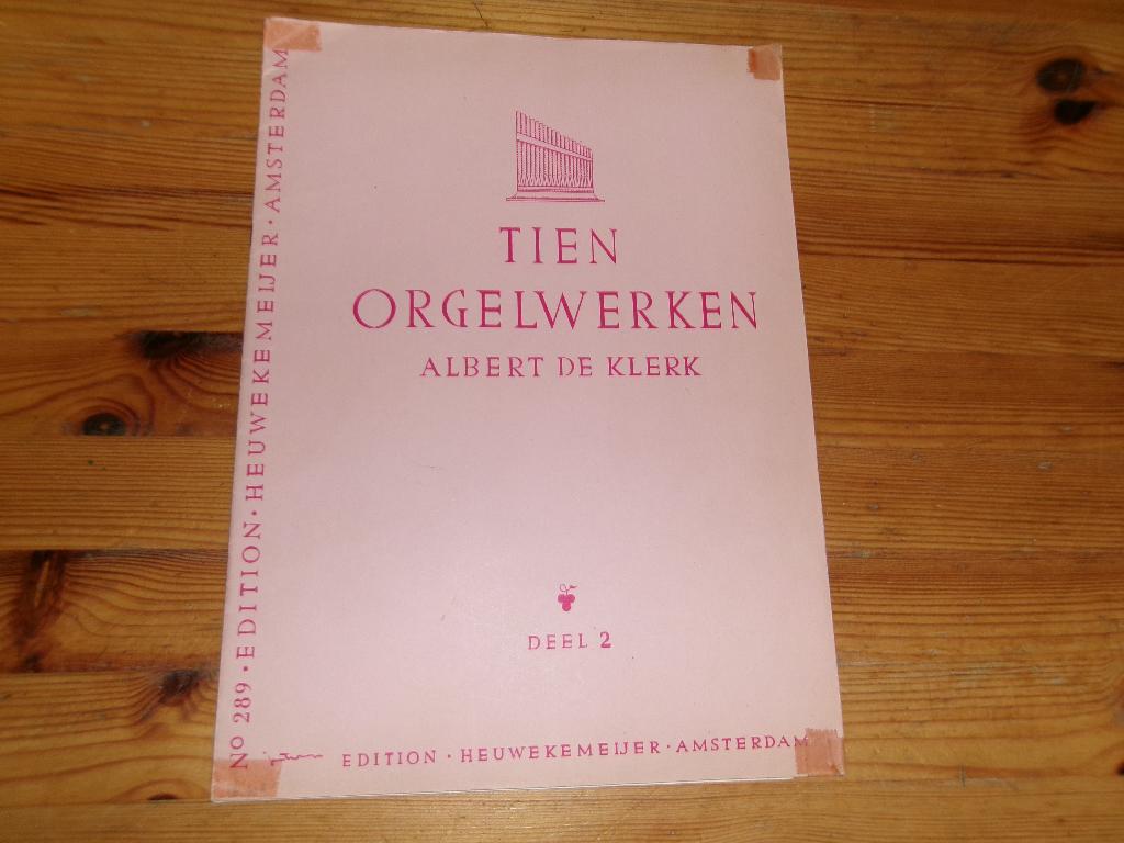 Albert de Klerk, Orgel, Gebruikt, Klassiek, Ophalen of Verzenden