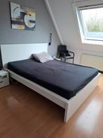 Mooi bed Malm van Ikea, Ophalen, Zo goed als nieuw, Tweepersoons