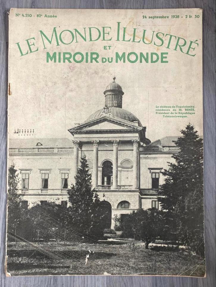 Le Monde Illustré et Miroir du Monde oud frans tijdschrift, Verzamelen, Tijdschriften, Kranten en Knipsels, Tijdschrift, 1920 tot 1940
