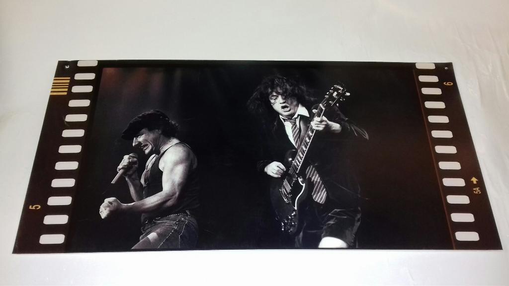 AC/DC Groenoordhallen Leiden - Unieke gesigneerde FOTO 1991, Verzenden, Gebruikt, Foto of Kaart, Gesigneerd