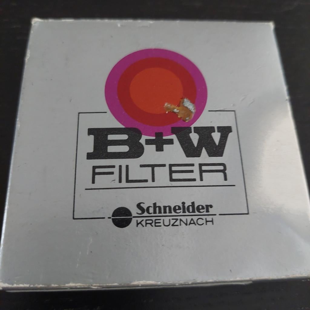 B+W grijsfilter 58 mm – Schneider Kreuznach, Gebruikt, B&W, Ophalen of Verzenden, 50 tot 60 mm