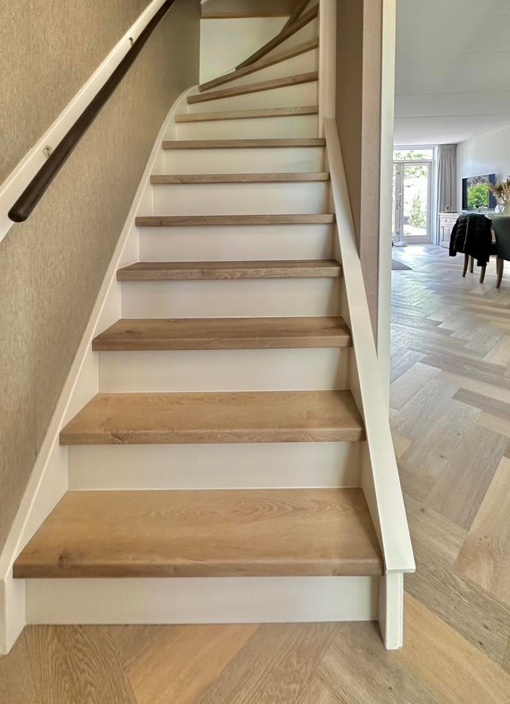 Traprenovatie, trap bekleden, Doe-het-zelf en Verbouw, Ladders en Trappen, Ophalen of Verzenden, Nieuw