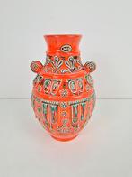 Vintage jasba 1590 vaas west-germany aardewerk fat lava 30, N, N, Aardewerk of Porselein, Oranje