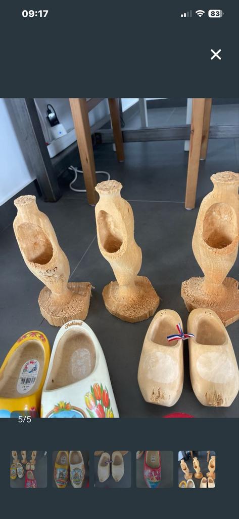 Diverse Hollandse klompen van de Zaanse Schans, Ophalen, Gebruikt