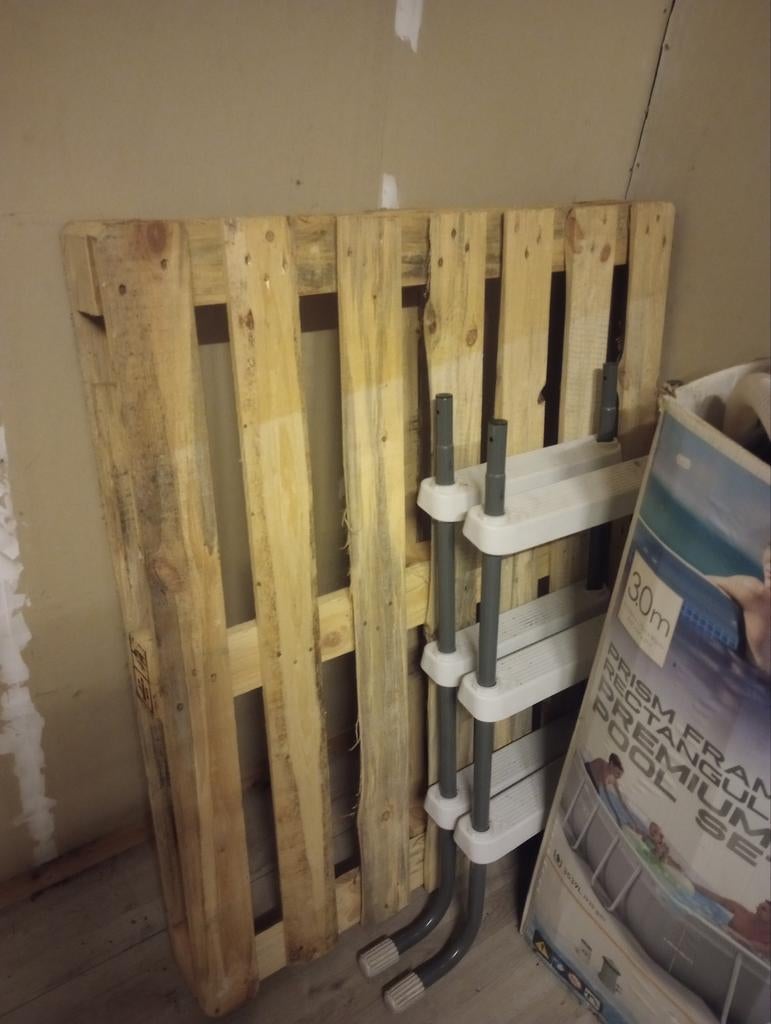 Houten blok pallet blokpallet Nieuw, Ophalen, Gebruikt