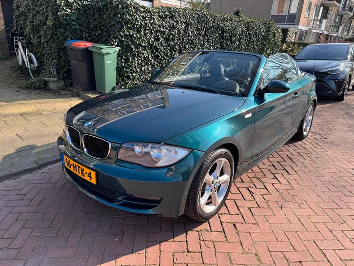 BMW 1-Serie 2.0 118I Cabrio 2008 Groen, Auto's, BMW, Particulier, 1-Serie, ABS, Airbags, Boordcomputer, Centrale vergrendeling
