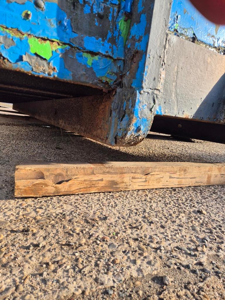 2 st 6m Zeecontainers met containerslee, wind- en waterdicht, Ophalen of Verzenden