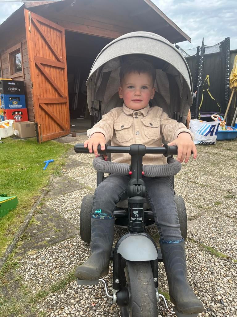 Lorelli driewieler, Ophalen, Gebruikt, Duwstang