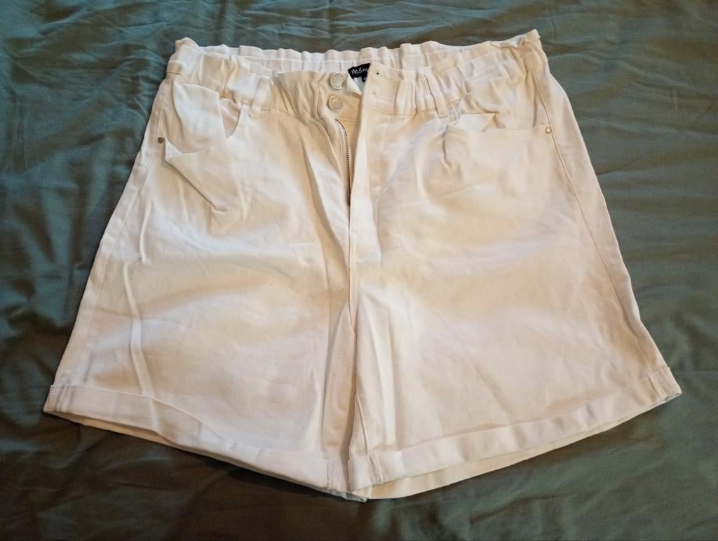 Dames korte broek maat 48 ms mode, Kort, Blauw, Maat 46/48 (XL) of groter, Ophalen of Verzenden