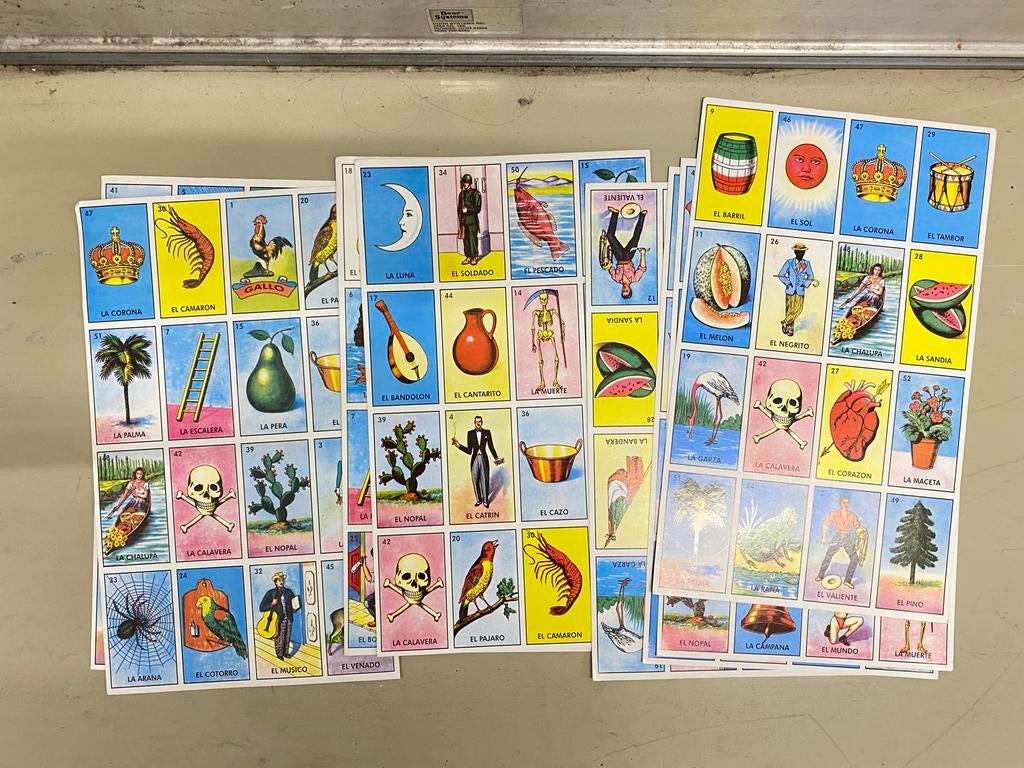 Loteria kaarten set, Ophalen of Verzenden, Gebruikt