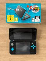 New Nintendo 2ds xl, Ophalen of Verzenden, Zo goed als nieuw, Met beschermhoes of tas, Zwart