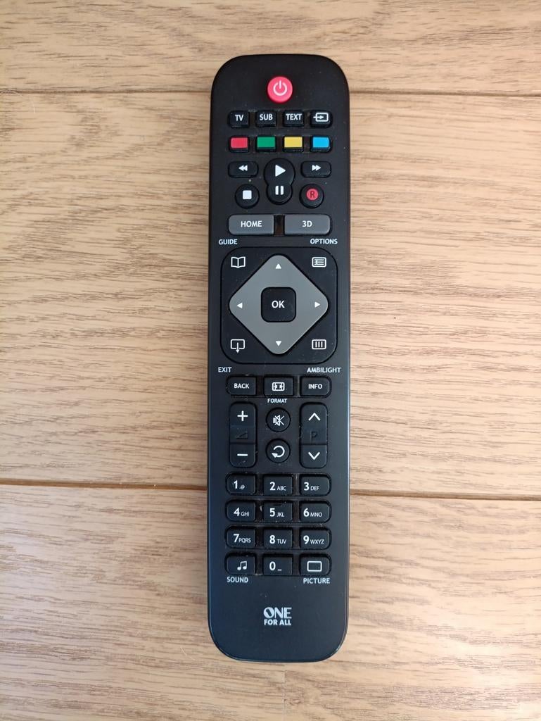 One For All Afstandsbediening voor Philips TV's, Ophalen of Verzenden, Gebruikt, Universeel, Tv