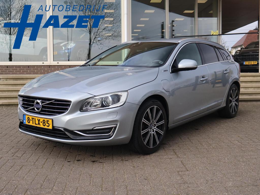 Volvo V60 2.4 D6 AWD 285 PK PLUG-IN HYBRID SUMMUM + TREKHAAK, Auto's, Automaat, Vierwielaandrijving, 11 kWh, Te koop