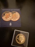 10 Jaar Koning Willem-Alexander Munt met Certificaat, Ophalen of Verzenden, Overige waardes, Losse munt, Goud