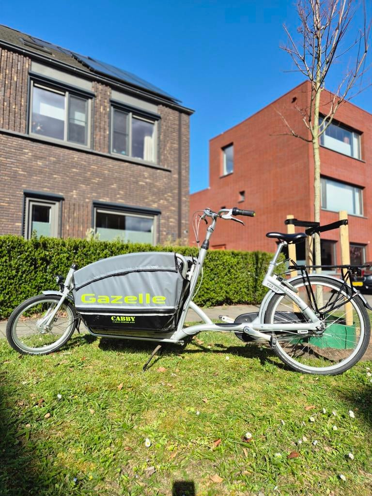 Gazelle Cabby bakfiets, Ophalen of Verzenden, Gebruikt, Gazelle, Huif