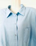 Erfo blouse korte mouw maat 48, Ophalen of Verzenden, Zo goed als nieuw, Maat 46/48 (XL) of groter, Blauw