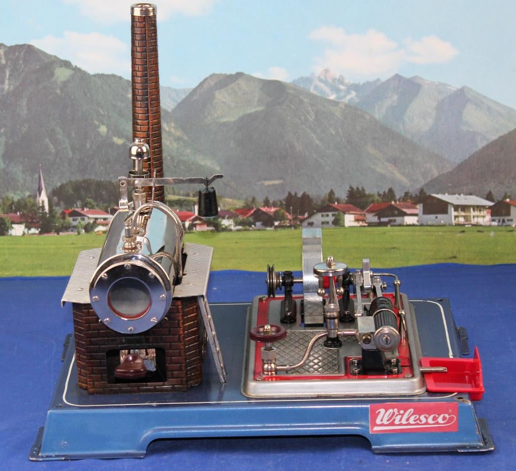 Wilesco D 16 stationaire stoommachine., Ophalen of Verzenden