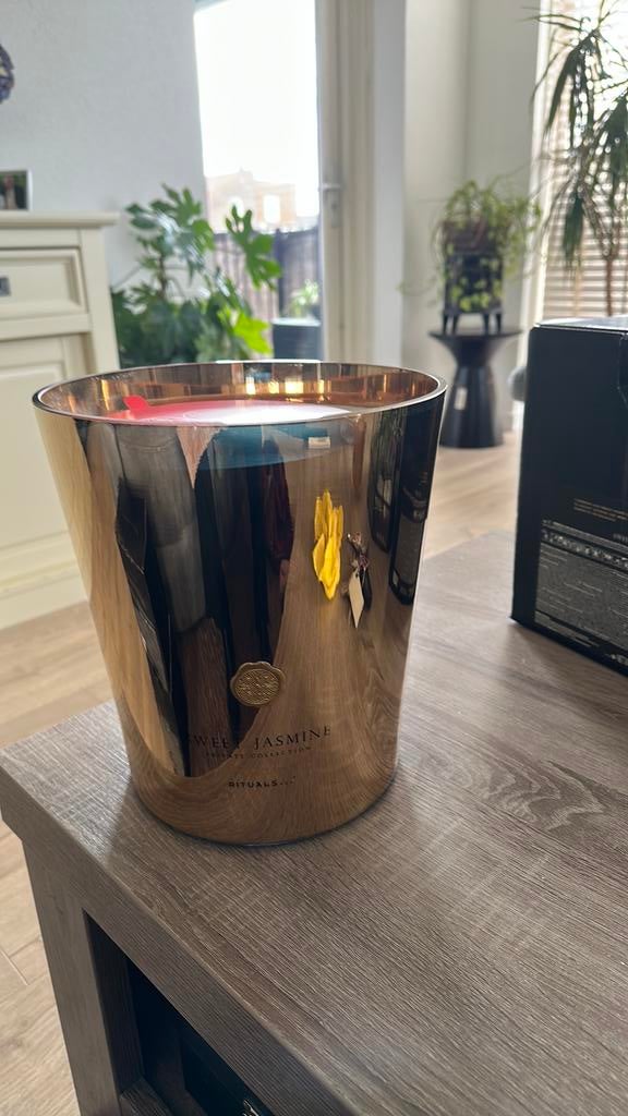 Rituals Sweet Jasmine Geurkaars 6000 gram, Ophalen of Verzenden, Nieuw, Overige materialen, Minder dan 25 cm