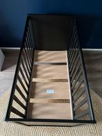 Ledikant Europe Baby mat zwart 60x120 cm - Zo goed als nieuw, Ophalen, Zo goed als nieuw, Ledikant