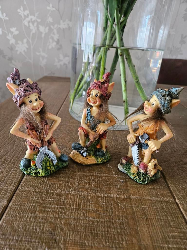 3 Nieuwe elfenbeeldjes, Ophalen of Verzenden, Nieuw, Mens