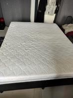 2 persoonsbed met traagschuim matras, Huis en Inrichting, Slaapkamer | Bedden, Ophalen, Zwart, Tweepersoons, Zo goed als nieuw