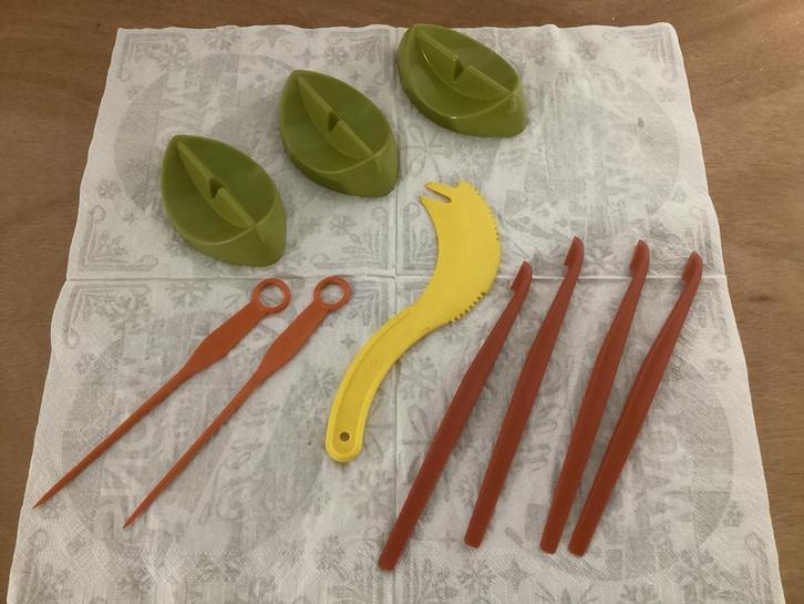 Diverse Tupperware keukenhulpjes, Huis en Inrichting, Keuken | Tupperware, Gebruikt, Overige typen, Groen, Ophalen of Verzenden