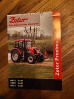 tractor folder Zetor Proxima, Ophalen of Verzenden, Zo goed als nieuw