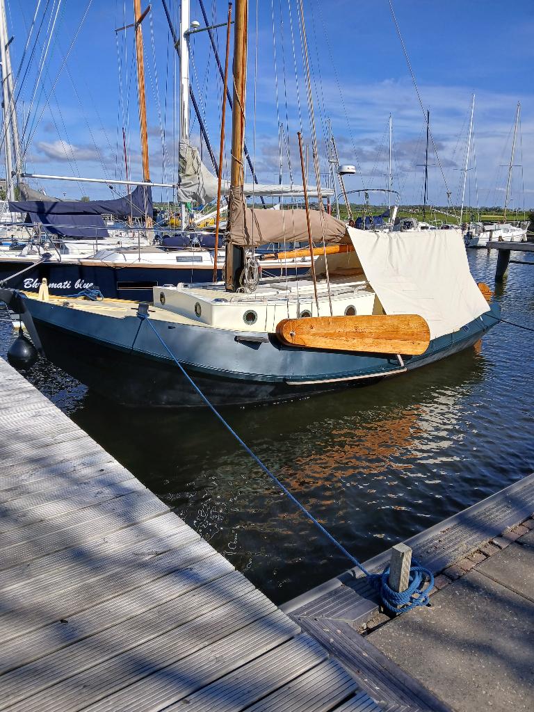 Mooie Zeeschouw 8.50 x 3.30 x 0.70 (De Plaete), Watersport en Boten, Platbodems, Ophalen, Gebruikt, Staal, Diesel