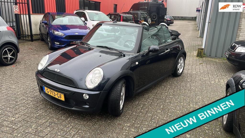 Mini Mini Cabrio 1.6 One (Meeneemprijs), Auto's, Mini, Gebruikt, 4 cilinders, Cabriolet, 4 stoelen