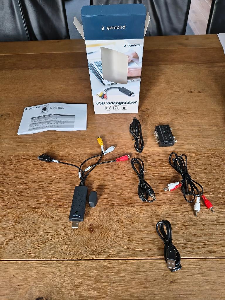 Gembird UVG-002 videograbber usb  2.0 / 3.0 windows, Audio, Tv en Foto, Converters, Ophalen, Zo goed als nieuw