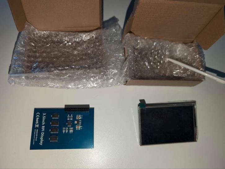 2 x 3.5 inch Raspberry Pi LCD Display met Touch (Nieuw), Computers en Software, Overige Computers en Software, Nieuw, Ophalen of Verzenden