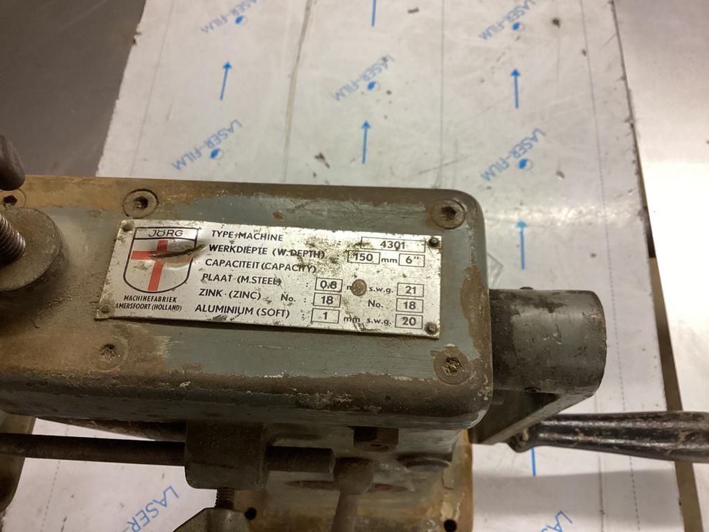 Zink bewerkings machines, Ophalen, Gebruikt