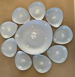 Vintage Flora Gouda gebaksstel, Ophalen of Verzenden