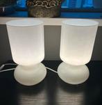Ikea lykta tafellampen 2 Stuks Wit, Ophalen, Gebruikt, Glas, Ikea lykta tafellampen 2 Stuks Wit
