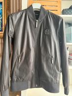 Philipp Plein bomberjack leather, Kleding | Heren, Ophalen of Verzenden, Zo goed als nieuw, Maat 46 (S) of kleiner, Zwart