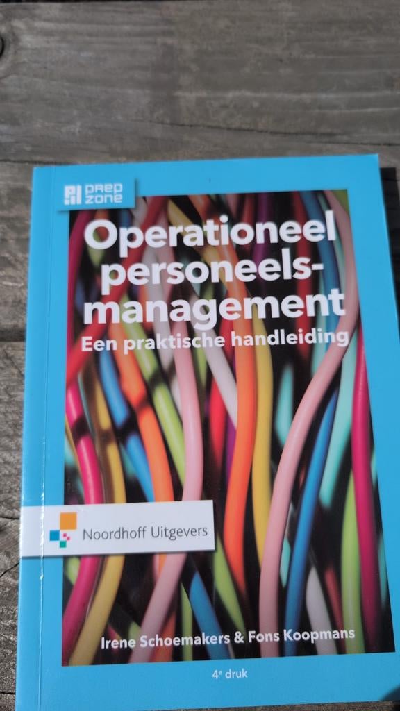 Operationeel personeelsmanagement - 4e druk, Boeken, Irene Schoemakers & Fons Koopmans, Zo goed als nieuw, Gamma, HBO