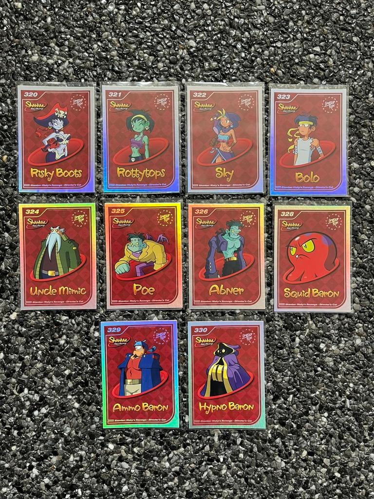 10 x Shantae Risky Revenge LRG Trading Cards, Ophalen of Verzenden, Zo goed als nieuw, Plaatje