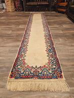 Perzisch Handgeknoopte Kirman Loper. Prachtige kleuren!, Crème, Perzisch, 200 cm of meer, Zo goed als nieuw