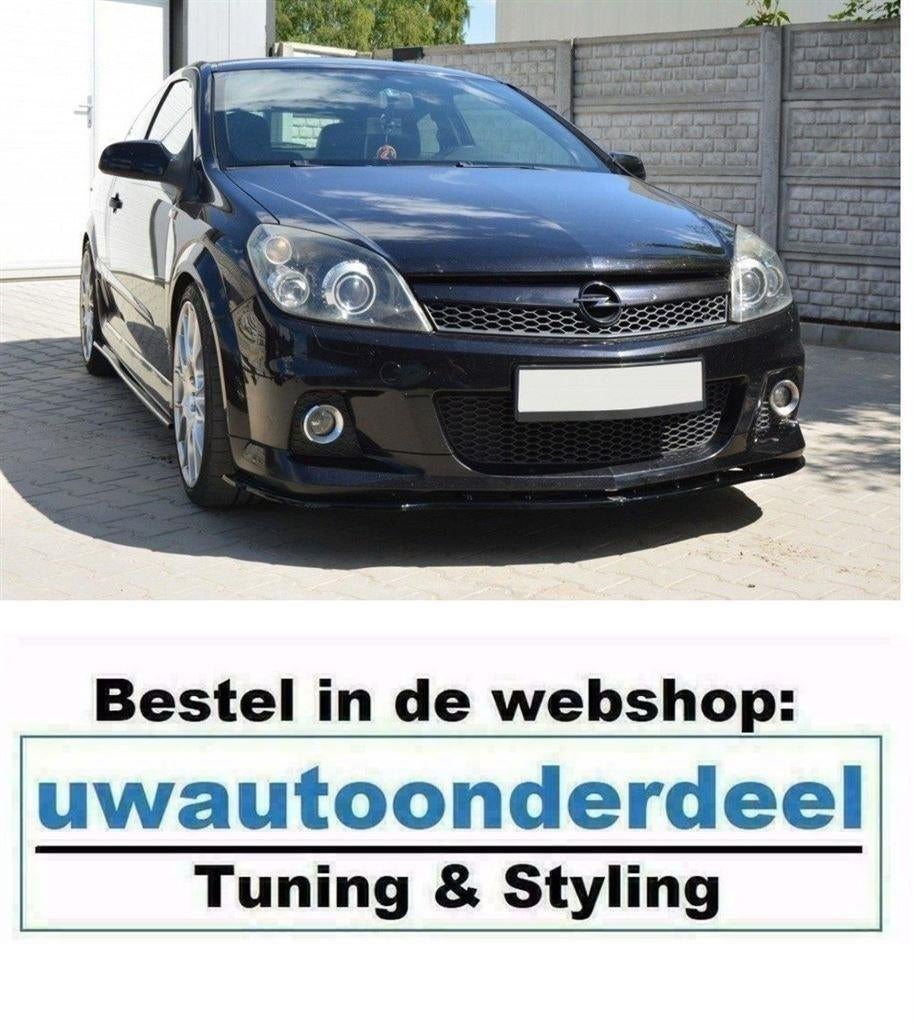 Maxton Spoiler Lip Splitter Voor Opel Astra H OPC VXR, Verzenden