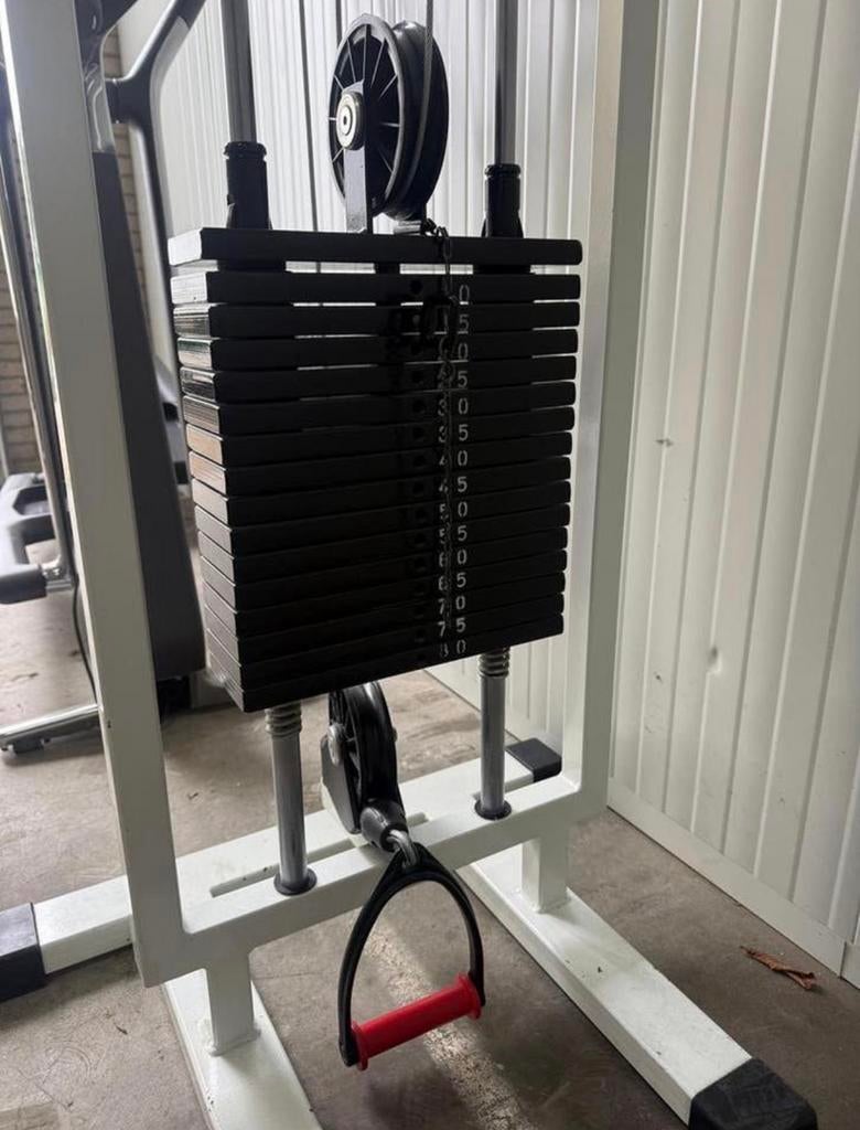 Panatta Cable crossover / Kabel tower / Kabelcross / machine, Sport en Fitness, Ophalen, Benen, Gebruikt, -