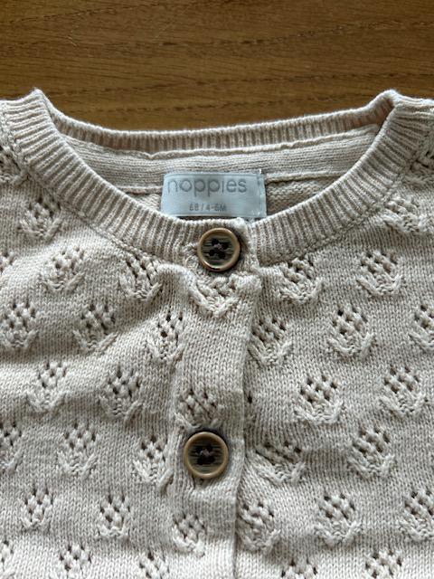 Vestje Noppies mt. 68/ beige, Kinderen en Baby's, Ophalen of Verzenden, Zo goed als nieuw, Meisje, Truitje of Vestje