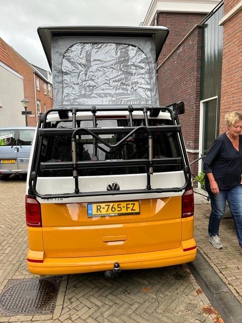 Fietsendrager, geschikt voor 2 elektrische fietsen, Gebruikt, 2 fietsen, Elektrische fiets, Achterklepdrager